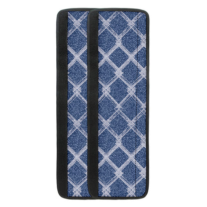 Geometric Denim Jeans Pattern Print Refrigerator Handle Covers