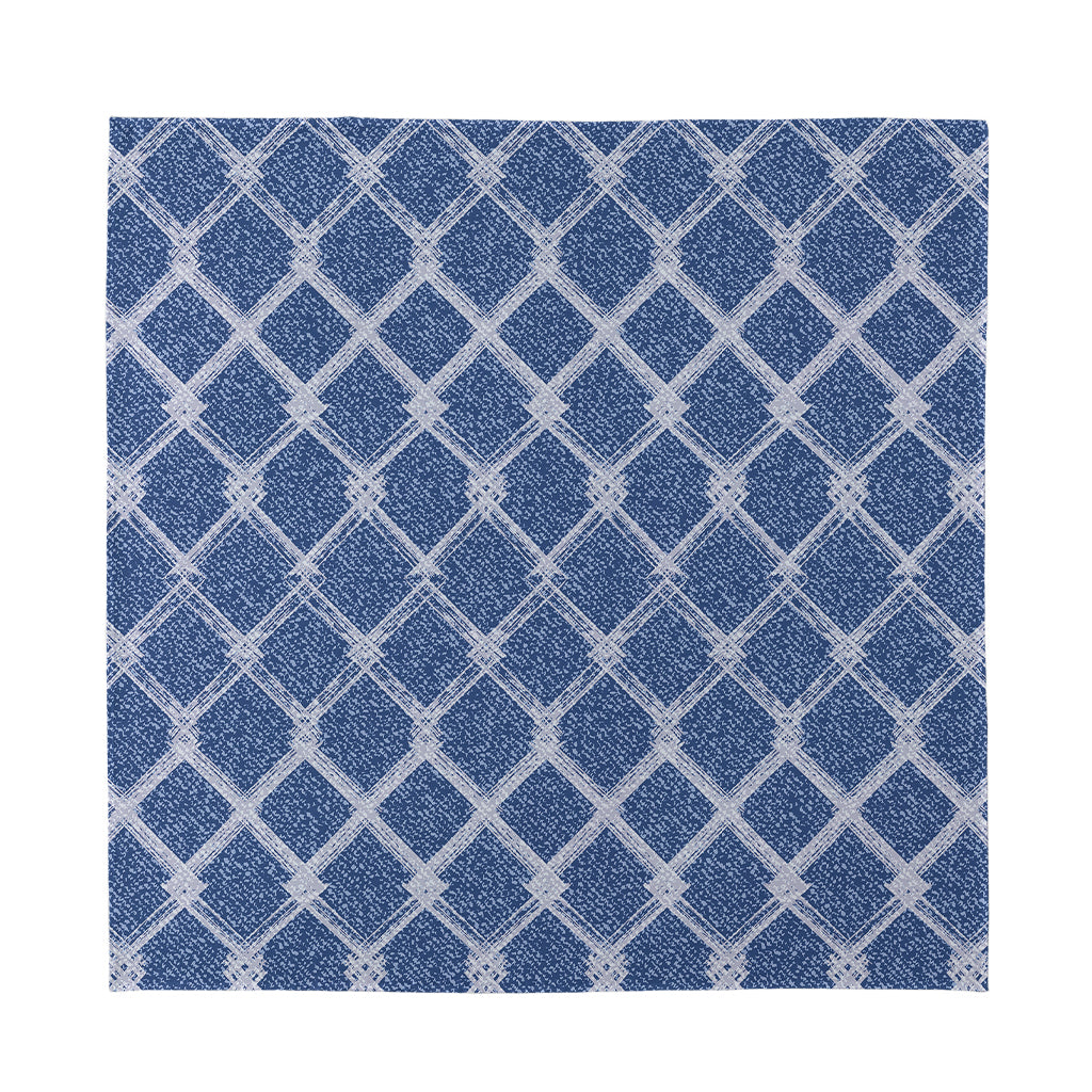 Geometric Denim Jeans Pattern Print Silk Bandana