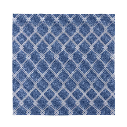 Geometric Denim Jeans Pattern Print Silk Bandana