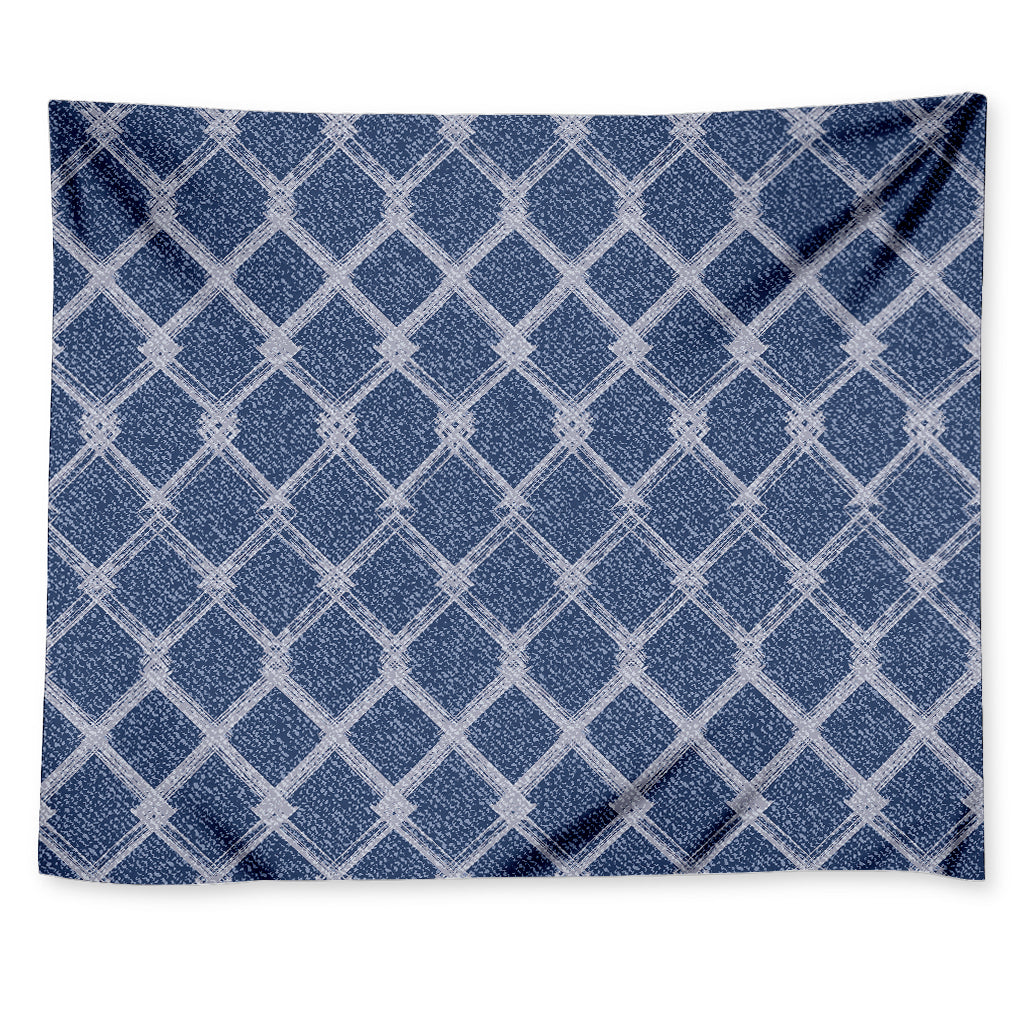 Geometric Denim Jeans Pattern Print Tapestry