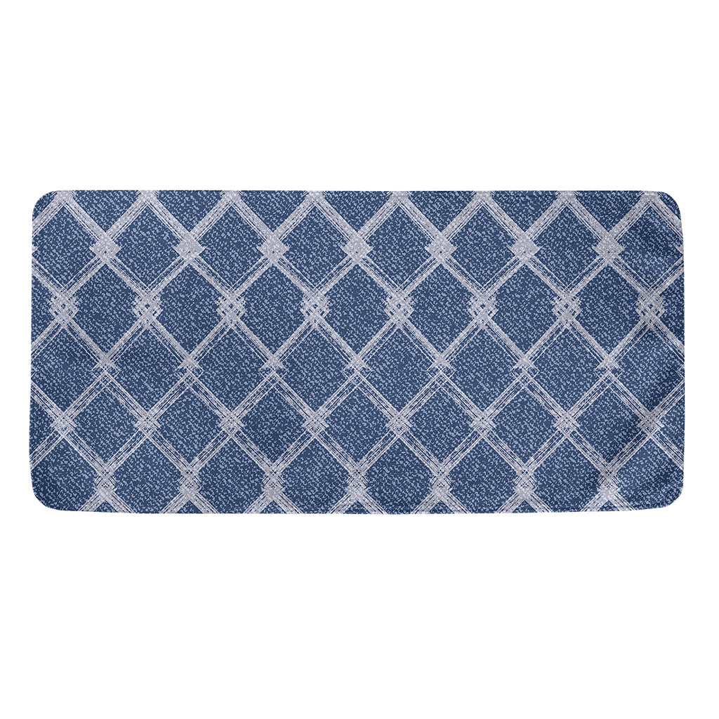 Geometric Denim Jeans Pattern Print Towel