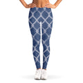 Geometric Denim Jeans Pattern Print Women's Leggings