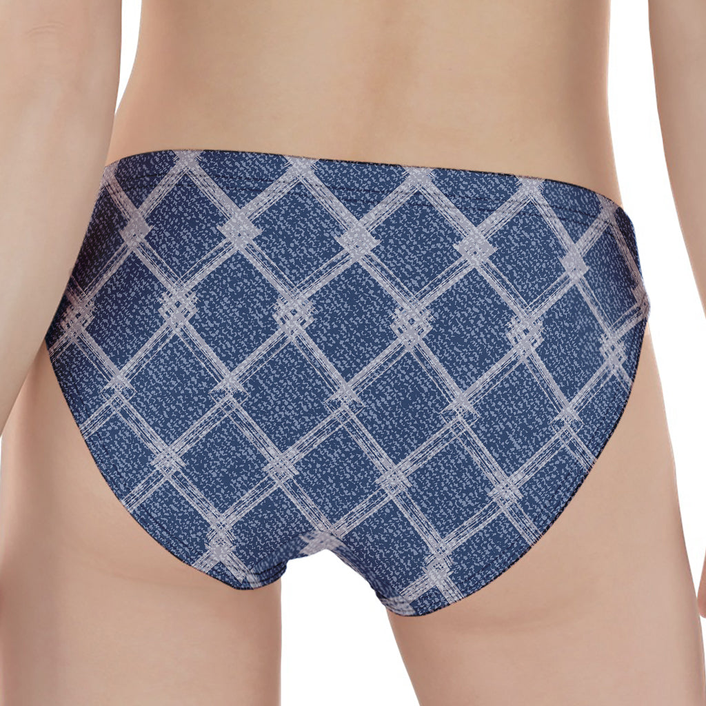 Geometric Denim Jeans Pattern Print Women's Panties