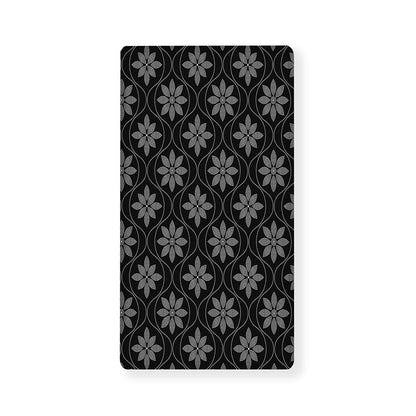 Geometric Dot Flower Pattern Print Baby Crib Sheet