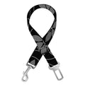 Geometric Dot Flower Pattern Print Dog Seat Belt