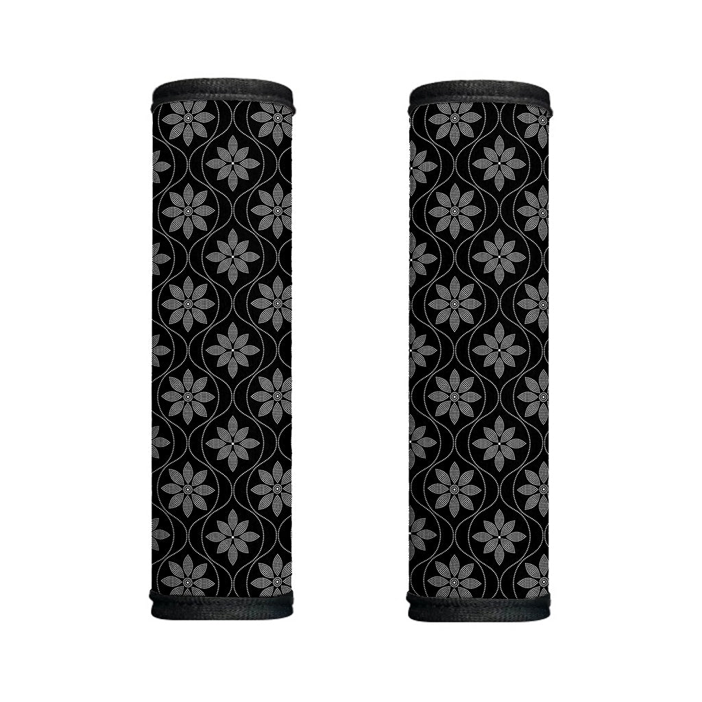 Geometric Dot Flower Pattern Print Handle Covers
