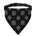 Geometric Dot Flower Pattern Print Over The Collar Dog Bandana