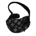 Geometric Dot Flower Pattern Print Pet Sling Carrier