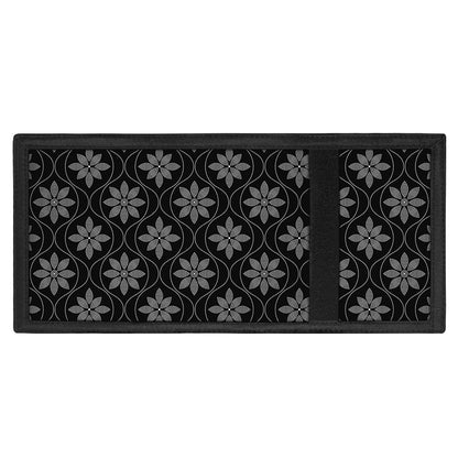 Geometric Dot Flower Pattern Print Trifold Wallet