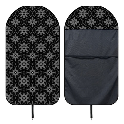 Geometric Dot Flower Pattern Print Waterproof Car Seat Cover
