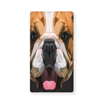 Geometric English Bulldog Print Baby Crib Sheet