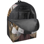 Geometric English Bulldog Print Backpack
