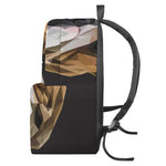 Geometric English Bulldog Print Backpack