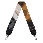 Geometric English Bulldog Print Bag Strap