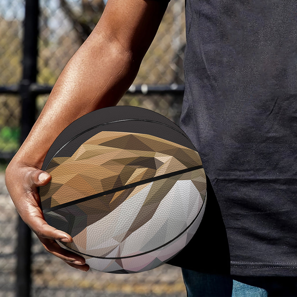 Geometric English Bulldog Print Basketball