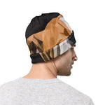 Geometric English Bulldog Print Beanie