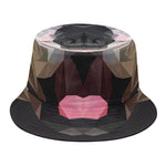 Geometric English Bulldog Print Bucket Hat