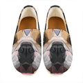 Geometric English Bulldog Print Casual Shoes