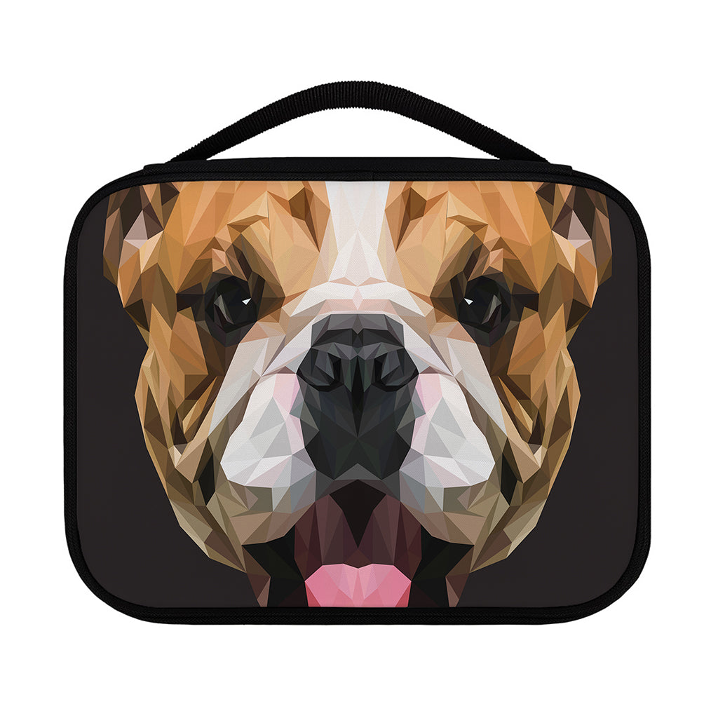 Geometric English Bulldog Print Classic Bible Case