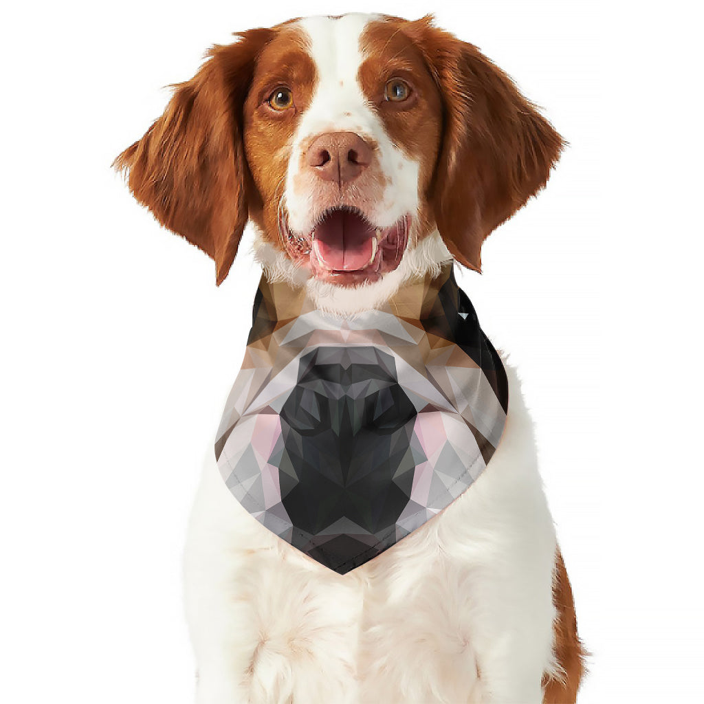 Geometric English Bulldog Print Dog Bandana