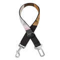 Geometric English Bulldog Print Dog Seat Belt