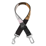 Geometric English Bulldog Print Dog Seat Belt