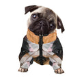 Geometric English Bulldog Print Dog Zip Up Jacket