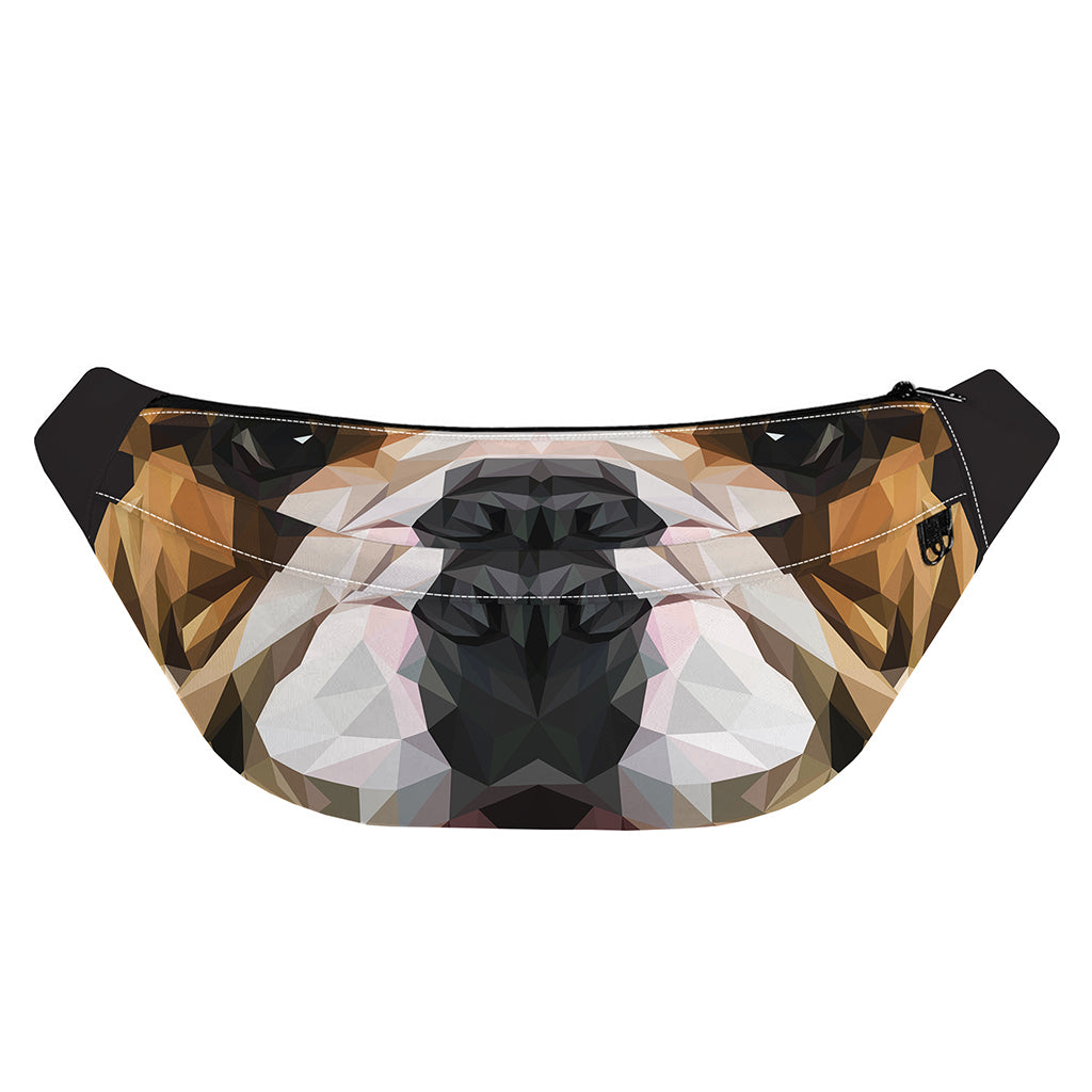 Geometric English Bulldog Print Fanny Pack