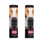 Geometric English Bulldog Print Handle Covers