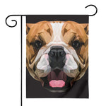 Geometric English Bulldog Print House Flag