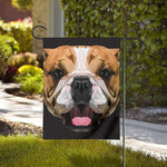 Geometric English Bulldog Print House Flag