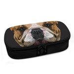 Geometric English Bulldog Print Insulin Cooler Travel Case