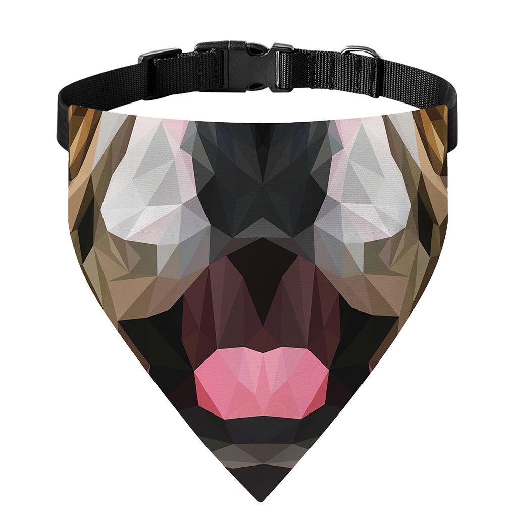 Geometric English Bulldog Print Over The Collar Dog Bandana
