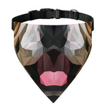 Geometric English Bulldog Print Over The Collar Dog Bandana