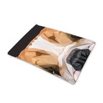 Geometric English Bulldog Print Pet Cooling Mat Cover