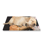 Geometric English Bulldog Print Pet Cooling Mat Cover