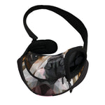 Geometric English Bulldog Print Pet Sling Carrier