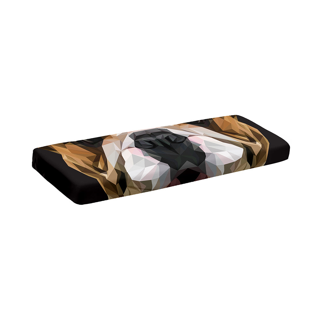 Geometric English Bulldog Print Piano Keyboard Cover