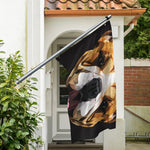 Geometric English Bulldog Print Polyester Flag