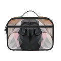 Geometric English Bulldog Print Portable Lunch Bag
