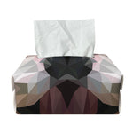 Geometric English Bulldog Print Rectangle Tissue Box Cover