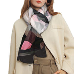 Geometric English Bulldog Print Scarf