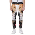 Geometric English Bulldog Print Joggers