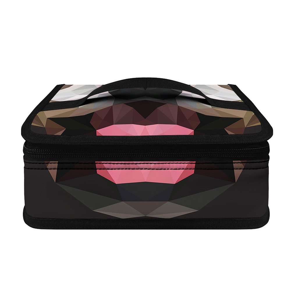 Geometric English Bulldog Print Small Lunch Bag