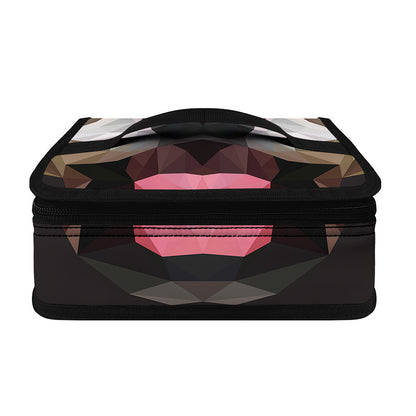 Geometric English Bulldog Print Small Lunch Bag