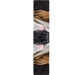 Geometric English Bulldog Print Table Runner