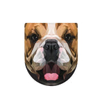 Geometric English Bulldog Print Toilet Lid Cover
