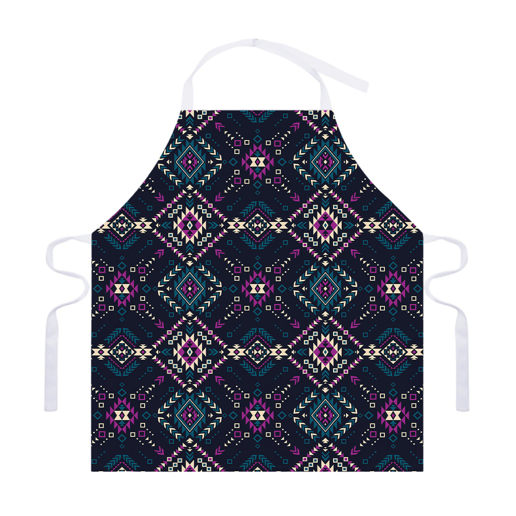 Geometric Ethnic Navajo Pattern Print Adjustable Apron
