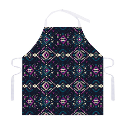 Geometric Ethnic Navajo Pattern Print Adjustable Apron