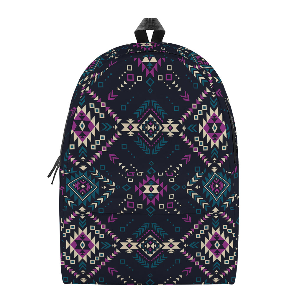 Geometric Ethnic Navajo Pattern Print Backpack